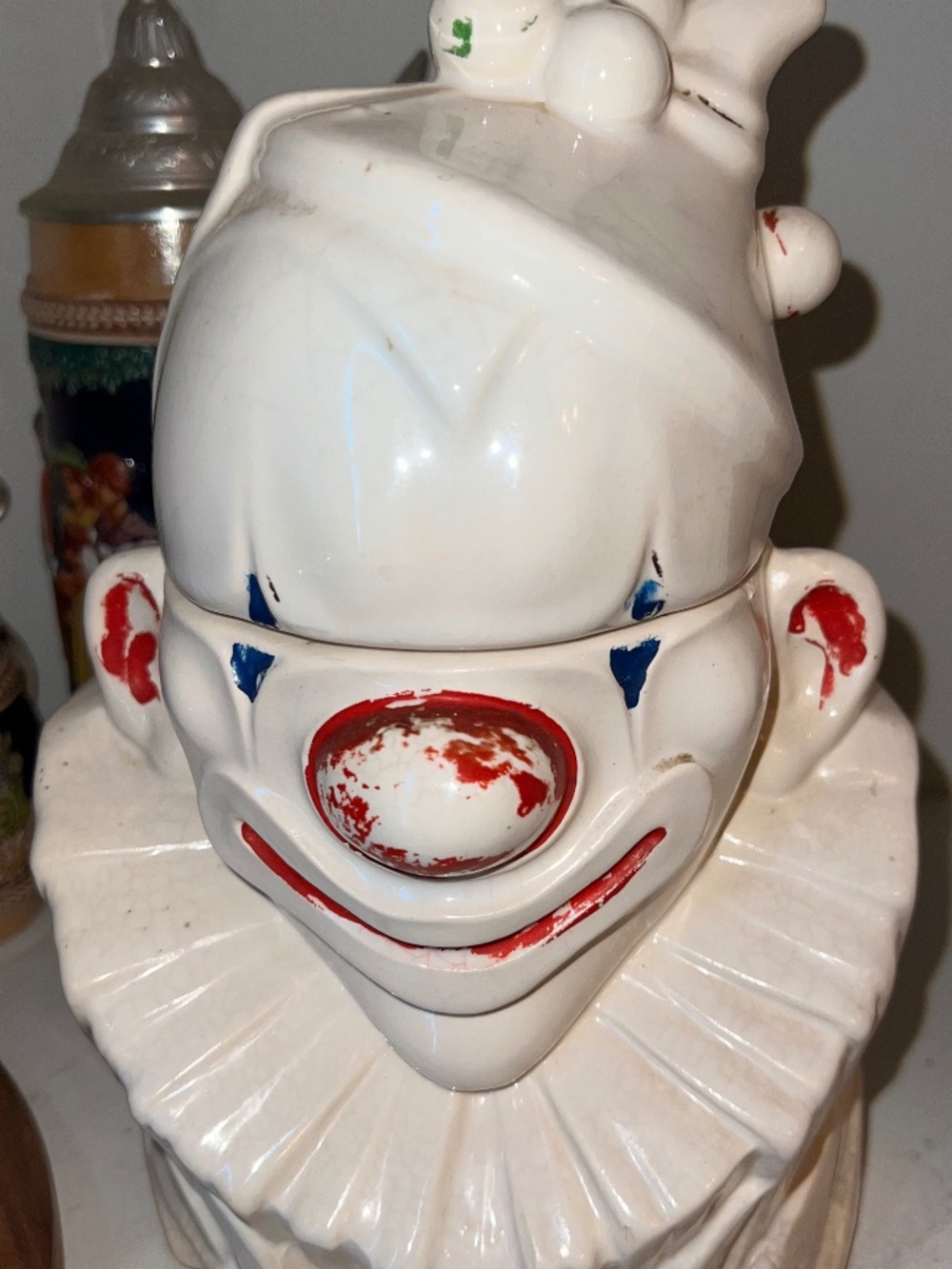 Vintage McCoy clown cookie jar